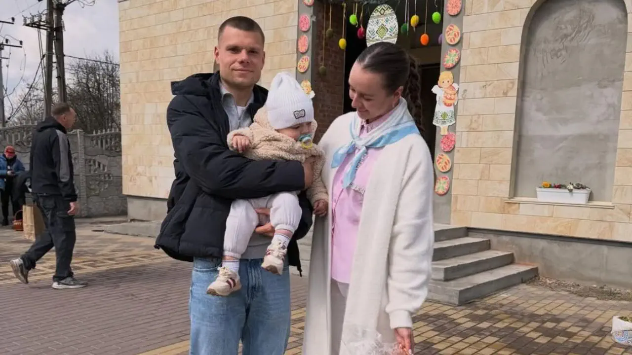 Николай Михайленко с семьёй