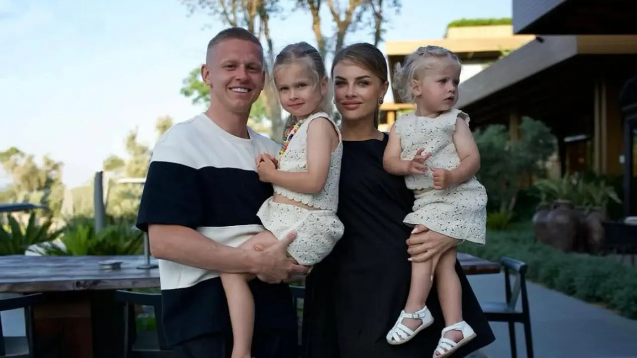 Александр Зинченко с семьёй