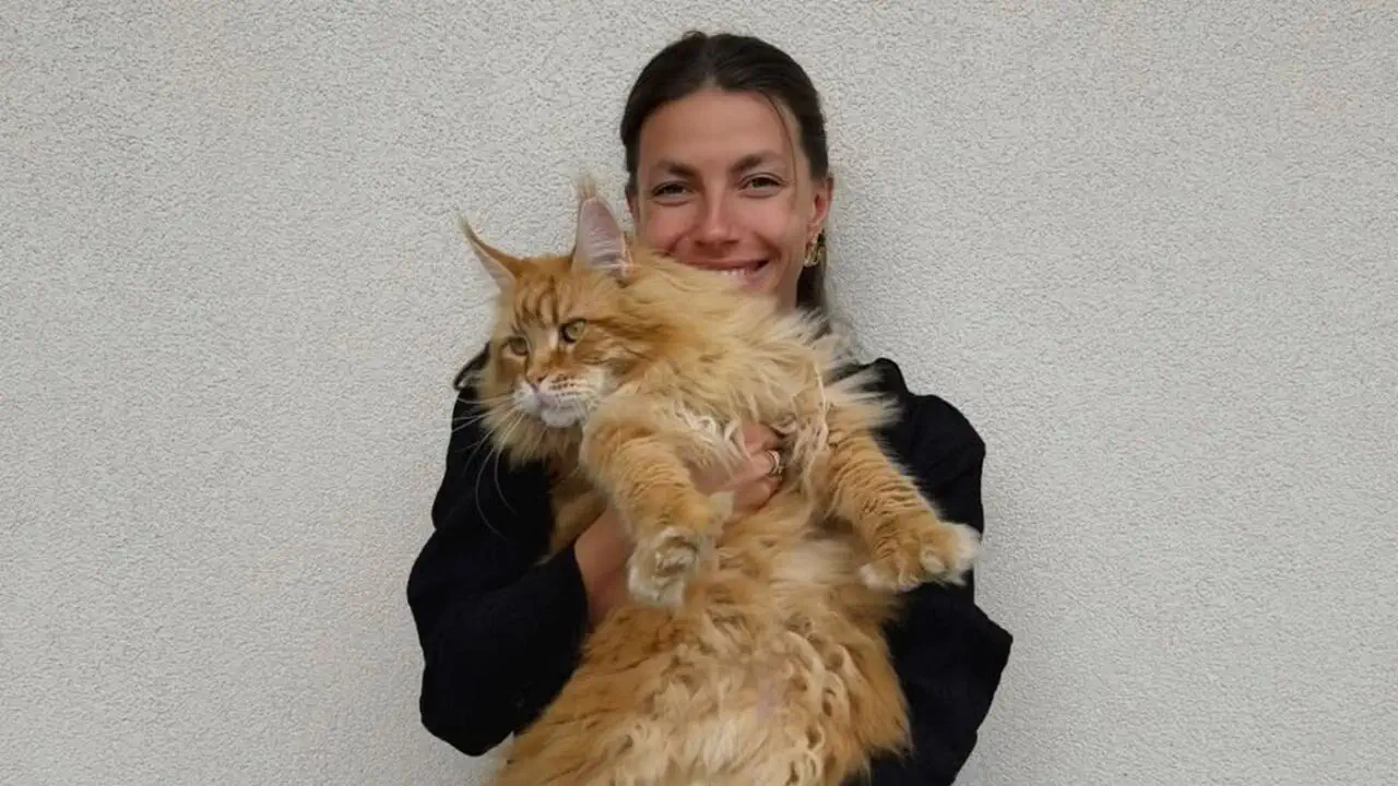 Марина Бех с котом