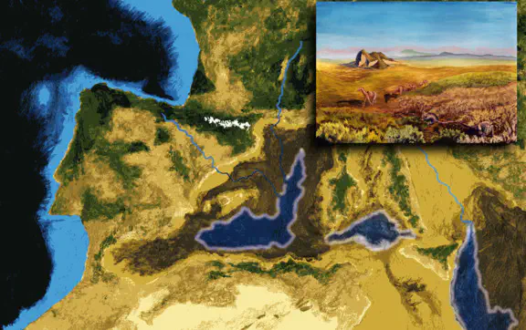 Климат на территории современного Средиземного моря несколько миллионов лет назад был чрезвычайно жарким и сухим.