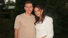 Александр Пихалёнок с женой