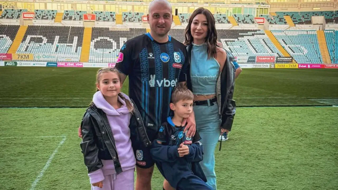 Ярослав Ракицький з родиною