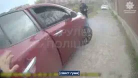 Патрульная полиция Запорожья задержала водителя в статусе СЗЧ и его вооруженного сообщника