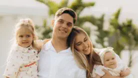 Георгій Судаков з родиною