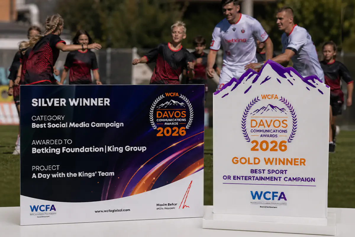 Betking Foundation получил две международные награды на Davos Communications Awards 2026