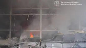Последствия обстрела Запорожья/Фото: Запорожская ОГА