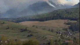 На Закарпатті палає ліс: вогонь охопив десятки гектарів