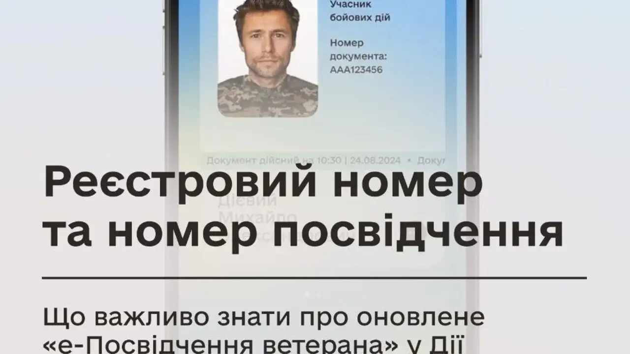 Ветеранський документ у Дії змінився: пояснюємо головні нововведення