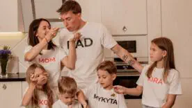 Сергей Сидорчук с семьёй