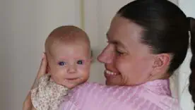 Марина Бех с дочкой