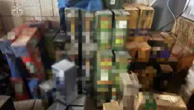 У Києві викрило масштабне виробництво контрафакту/Фото: Офіс генпрокурора