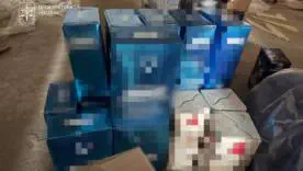 У Києві викрило масштабне виробництво контрафакту/Фото: Офіс генпрокурора