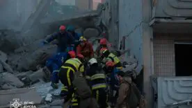 Последствия атаки на Киев и область/Фото: ГСЧС