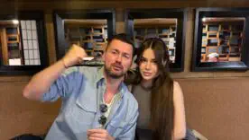 Артём Милевский с девушкой