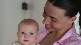 Марина Бех с дочкой