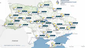 погода в украине сегодня 