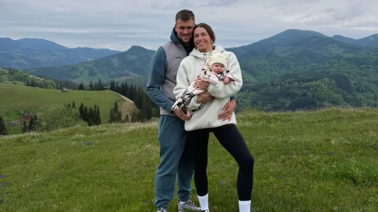 Марина Бех з чоловіком та донькою