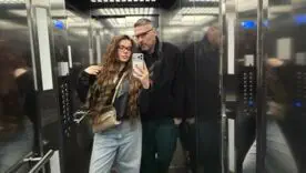 Артём Милевский с девушкой
