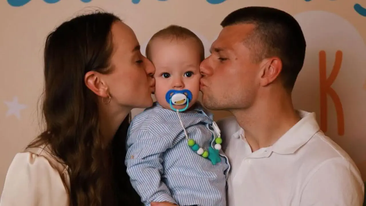 Николай Михайленко с семьёй
