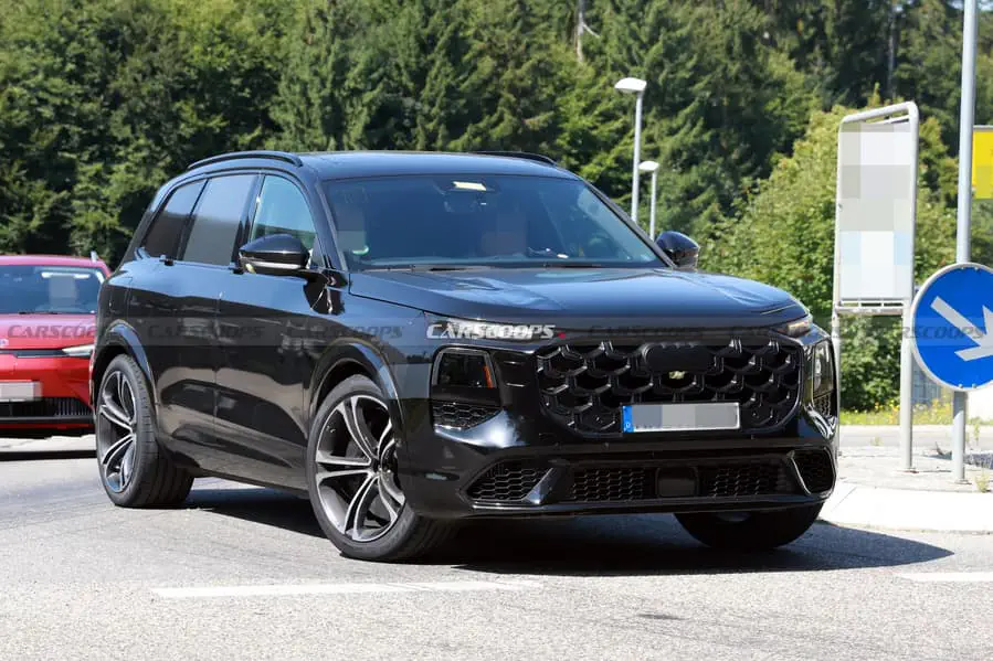 Audi SQ7 на випробуваннях / Фото: Carscoops