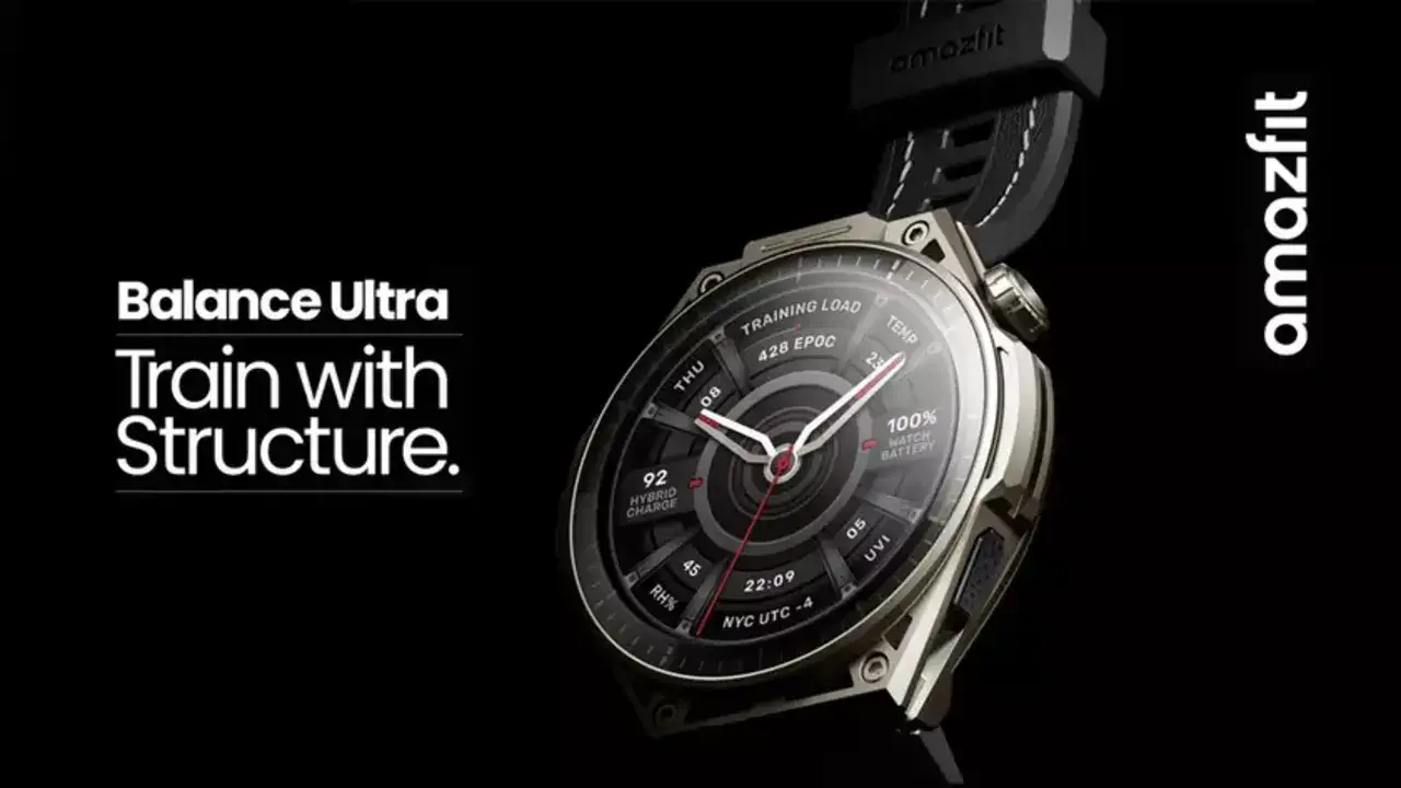 Amazfit Balance Ultra: титановые смарт-часы с дисплеем 3000 нит и автономностью до 30 дней