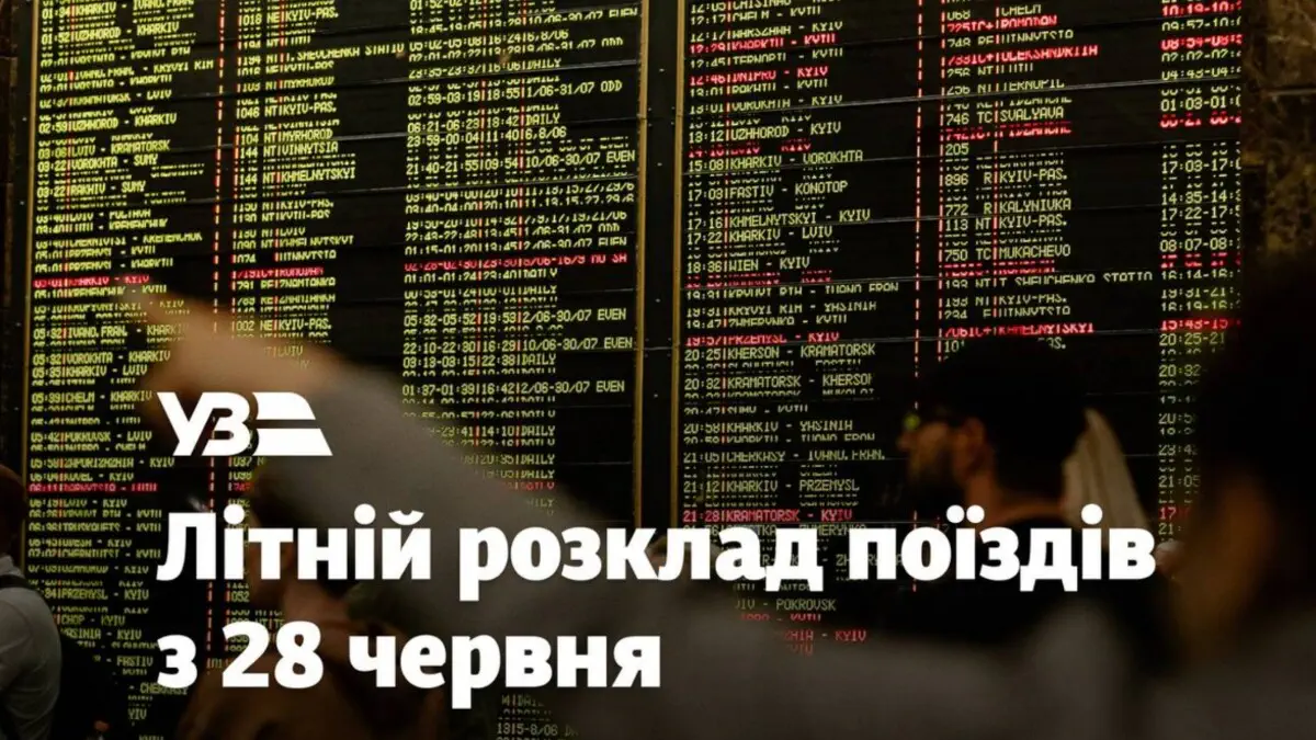 Укрзалізниця запускає оновлений літній графік та відкриває продаж квитків