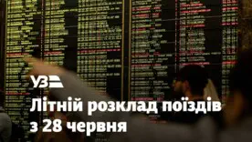 Укрзалізниця запускає оновлений літній графік та відкриває продаж квитків