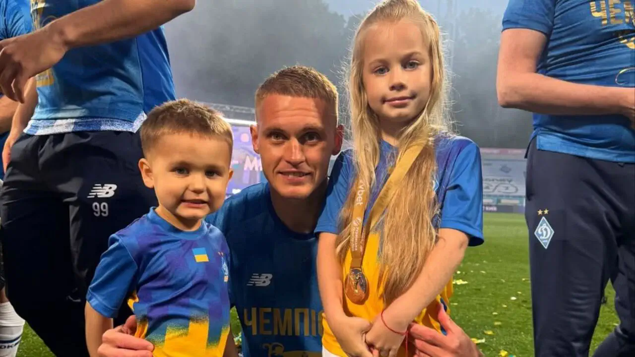Віталій Буяльський з дітьми