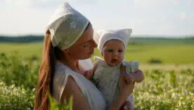 Марина Бех с дочкой