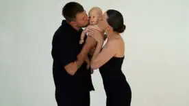 Марина Бех з чоловіком і донькою