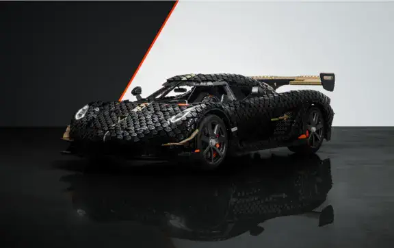 9400 часов работы: LEGO создала полноценный электромобиль из деталей Technic