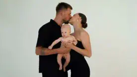 Марина Бех з чоловіком і донькою