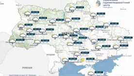 В Украине на выходных ожидаются кратковременные дожди, местами грозы, сообщает УкрГМЦ