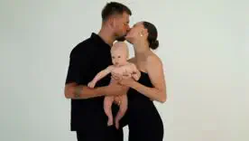 Марина Бех с мужем и дочкой