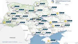 погода на київ та область 20 липня 2026 року 