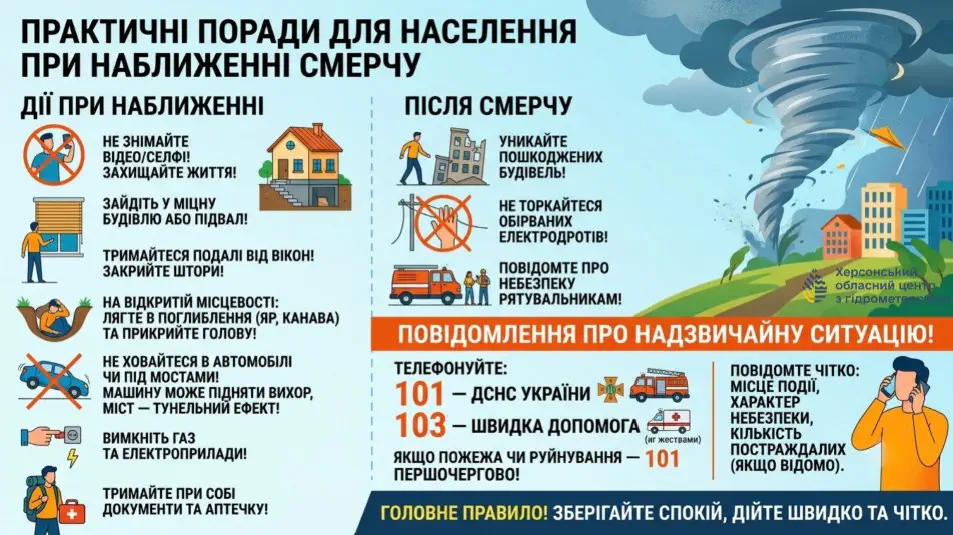 Как действовать при приближении смерча: главные правила безопасности