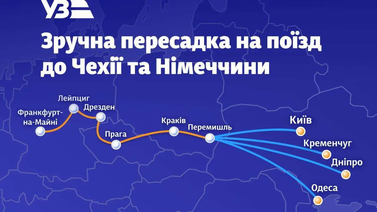 Из Перемышля во Франкфурт: запускается новый ночной поезд с удобными пересадками для украинцев