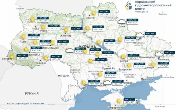 Найближчими днями в Україні потеплішає, без опадів, інформує УкрГМЦ