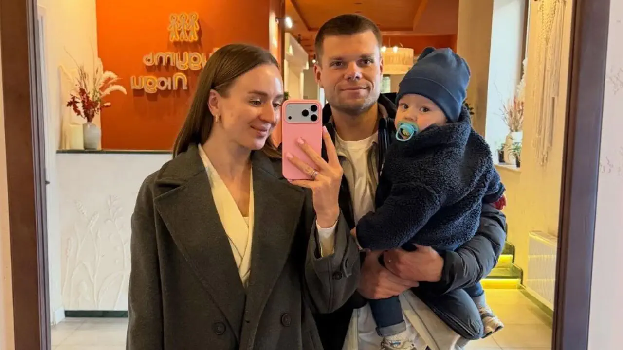 Николай Михайленко с семьёй