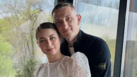 Дмитрий Ризнык с женой