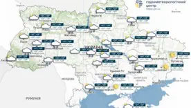 В субботу в Украине пройдут дожди, дневная температура снизится до 24–29°, сообщает УкрГМЦ