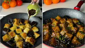 Вкуснее мяса: хитовый рецепт карамелизированных баклажанов