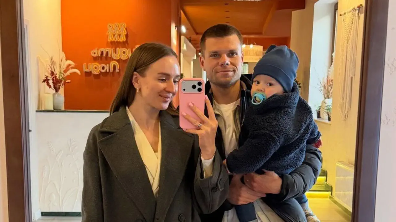 Николай Михайленко с семьёй