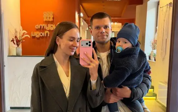 Николай Михайленко с семьёй