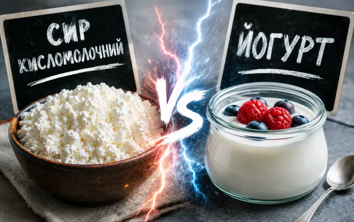 користь йогурту та сиру 