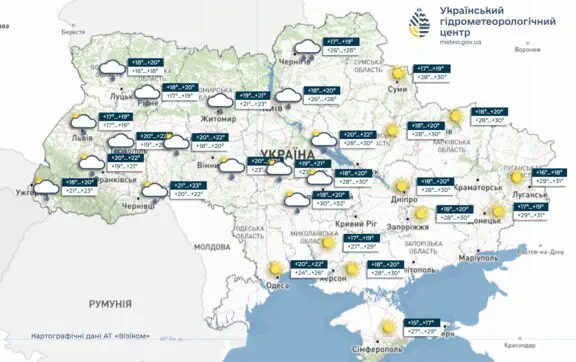Дожди с грозами пройдут во вторник и среду почти по всей Украине, местами возможны град и шквалы, сообщает УкрГМЦ