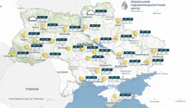 Прогноз погоды на Киев и область 24 августа 2026 года