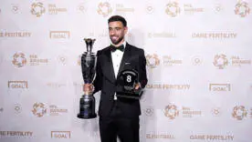 Бруну Фернандеш стал лучшим игроком года в Англии по версии PFA