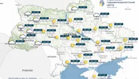 В субботу и воскресенье в Украине местами пройдут кратковременные дожди, днем 23–28°, ночью прохладно, сообщает УкрГМЦ