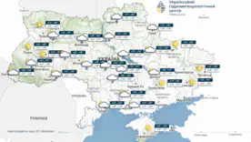 прогноз погоды в Киеве и области 30 августа 2026 года